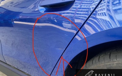 車身修復服務：BMW i4 尾門尾沙板