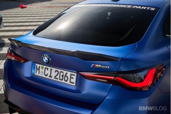 BMW G26 i4 M Performance Rear spoiler, Carbon