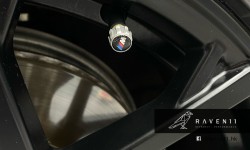 BMW Aluminium Tyre Valve Stem Dust caps Set (///M)