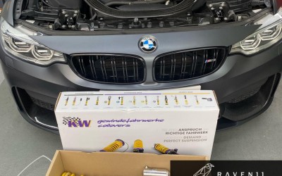 【KW DCC - plug & play coilovers inox suspension on BMW F80 M3】