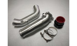 Evolution Racewerks B48  Brushed Finish Shown Charge Pipe Kit