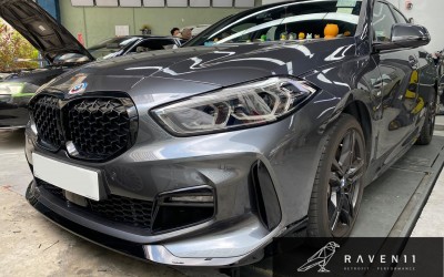 BMW F40 M Performance Front Lip & 50th anniversary badge