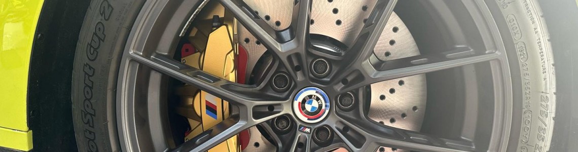 M Carbon ceramic brake G80