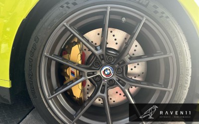 M Carbon ceramic brake G80