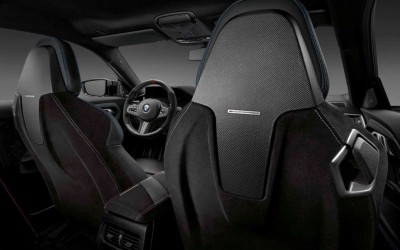 BMW M Performance REAR PANEL ALCANTARA/CARBON OPEN-PORE