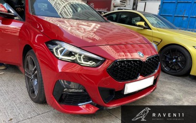 BMW F44 更換 m235i black line 鬼面罩