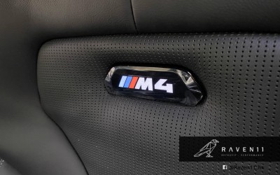BMW F82 M4 Backrest Trim - Black - M4