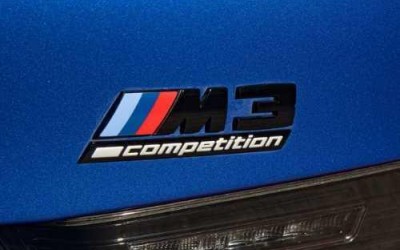 BMW M3 COMPETITION EMBLEM