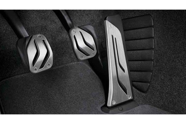 F8X M Performance pedal covers stainless steel F8X M Performance pedal covers stainless steel