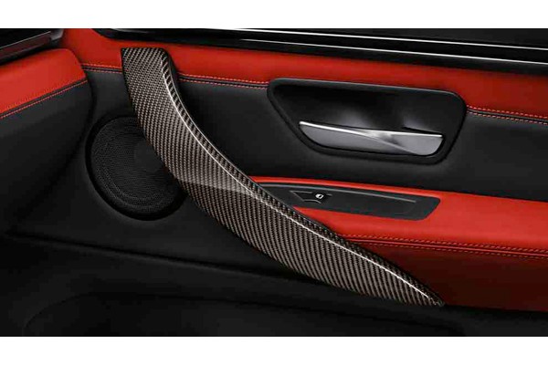 F8X M Performance door handle trim, high-gloss carbon