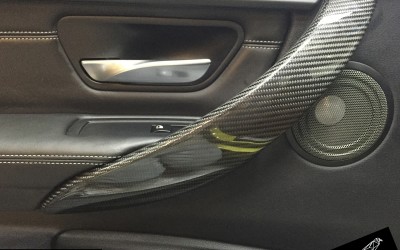 BMW M3 M4 M Performance Carbon Door Handle Trims - A Pair