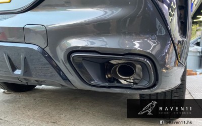 X5/ X6 exhaust tailpipe - Blackline