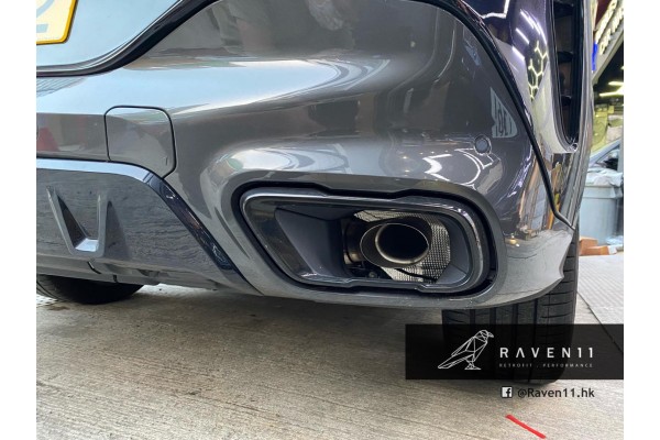 X5/ X6 exhaust tailpipe - Blackline