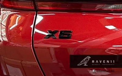 X6 Emblem - Black - BMW Genuine Parts