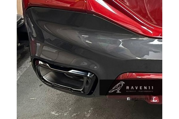 X5/ X6 exhaust tailpipe - Blackline