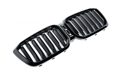 BMW G01 X3 / G02 X4 LCI Shadowline Front Grille - Single Slat