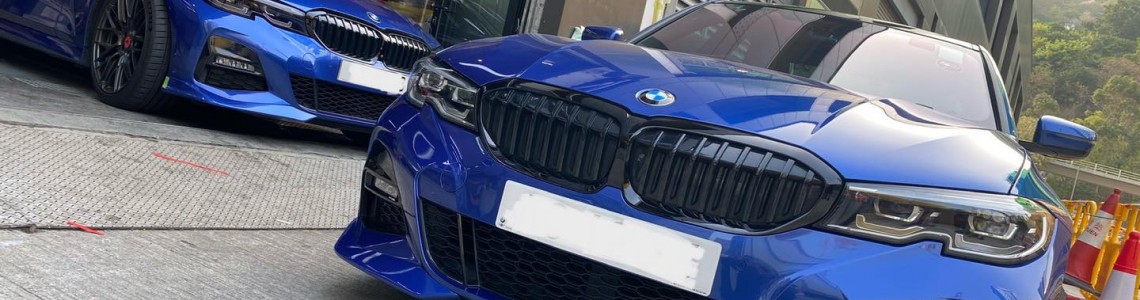 AC schnitzer Front spoiler elements for BMW 3 series G20 M sport