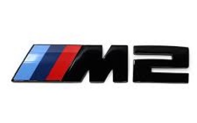 BMW G87 M2 Trunk Emblem - Gloss Black
