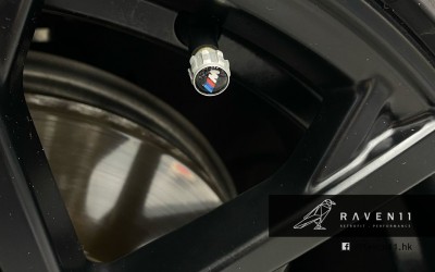 BMW Aluminium Tyre Valve Stem Dust caps Set (///M)