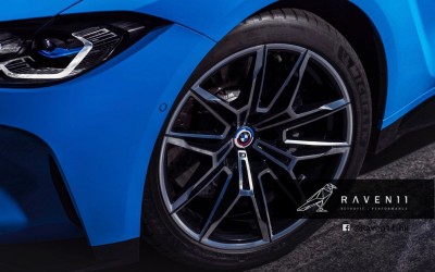 BMW 50 Year M Badges - Hub Cap - Ø 55 mm - Set of 4