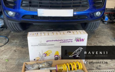 kw v3 coilovers for porsche macan