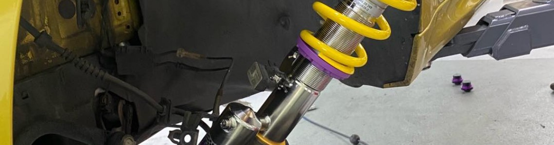 【KW DCC - plug & play coilovers inox suspension on BMW F80 M3】 【KW DCC - plug & play coilovers inox suspension on BMW F80 M3】
