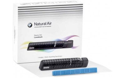 BMW Natural Air Freshener Starter Kit in Lava Black