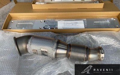 【akrapovic downpipe with cat + CPM LowerReinForcement & Strut Brace for G20 M340i】