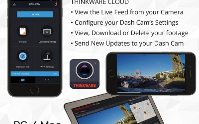 THINKWARE Q850 DASH CAM Front & Rear 2K