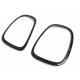 Mini Taillight Trim Ring Piano Black - A pair
