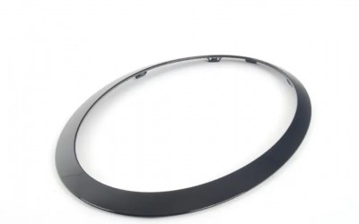 Mini F55/F56/F57 Headlight Trim Ring Piano Black - A pair