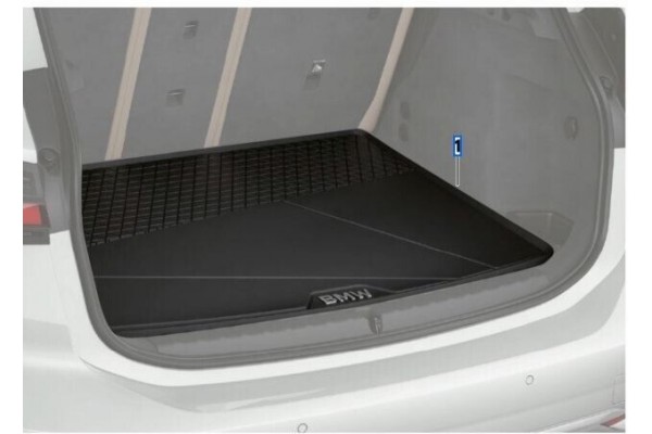 BMW U11 iX1 Fitted luggage compartment mat, 