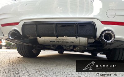 【BMW F32 430i m performance exhaust system】