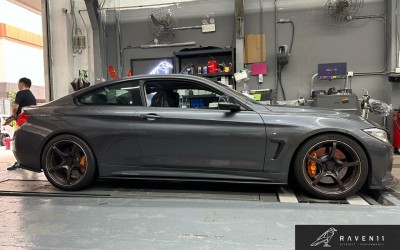 kw v3 suspension on BMW F32 420i