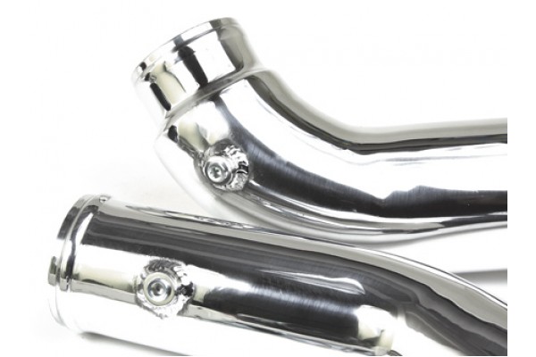 Evolution Racewerks(N55) Polish Finish - Upper and Lower Charge Pipe Shown