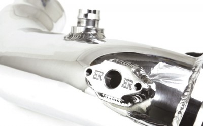 Evolution Racewerks(N55) Polish Finish - Upper and Lower Charge Pipe Shown