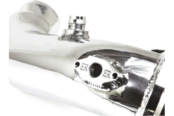 Evolution Racewerks(N55) Polish Finish - Upper and Lower Charge Pipe Shown