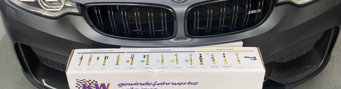 【KW DCC - plug & play coilovers inox suspension on BMW F80 M3】