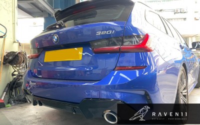 G21 320i  ac schnitzer rear spoiler M performance diffuser