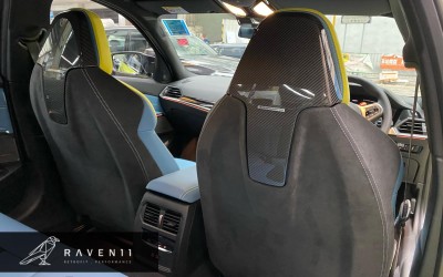 【G80 M3 M Performance carbon seat back cover】