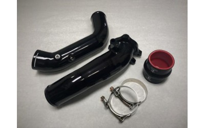 Evolution Racewerks B48  Type III Anodized Black Finish Charge Pipe Kit