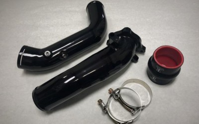 Evolution Racewerks B48  Type III Anodized Black Finish Charge Pipe Kit